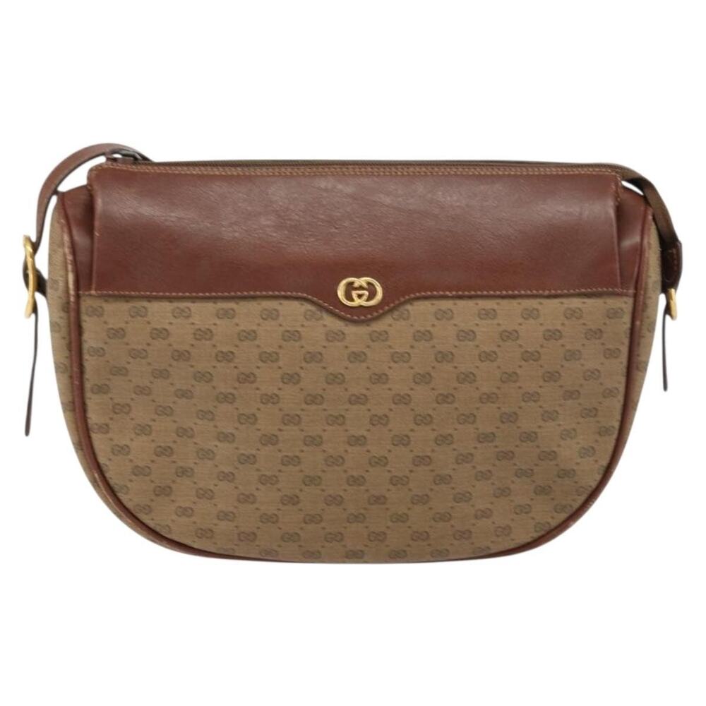 Gucci Micro GG Supreme Shoulder Bag Beige